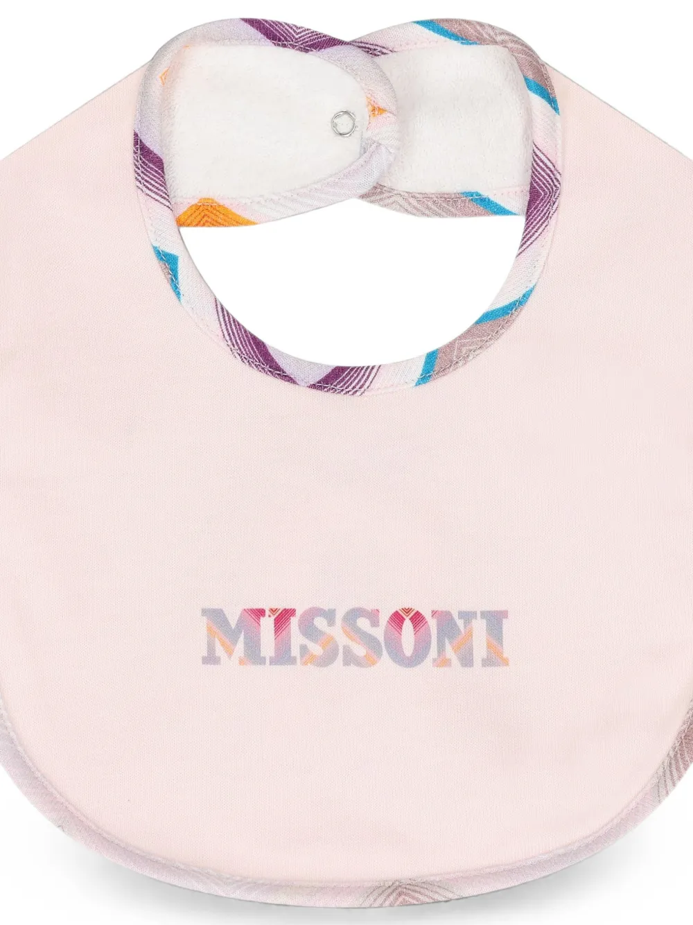 Missoni Kids Romperset met zigzag-print Roze