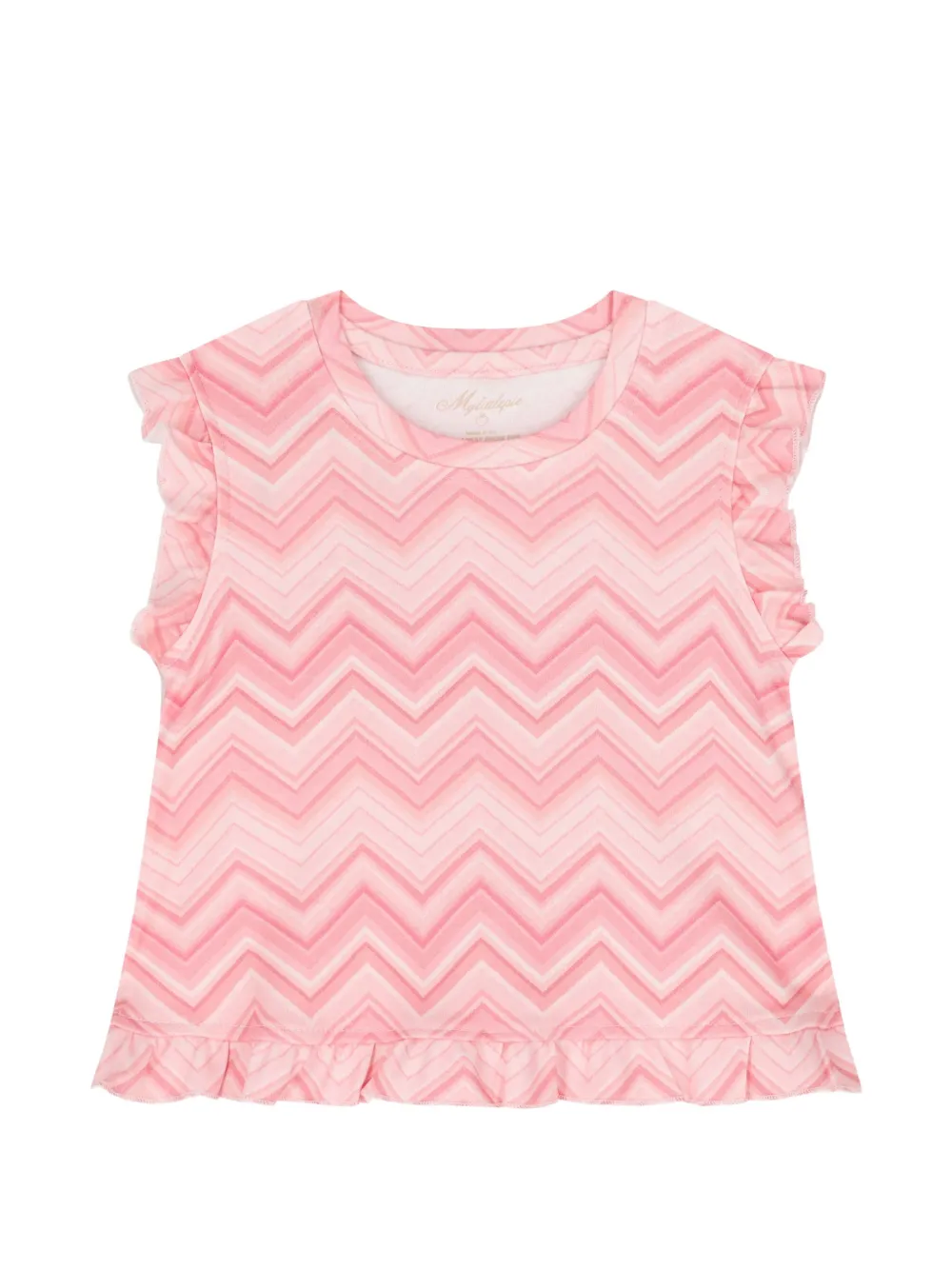 My Little Pie Pyjama mit Zickzack-Print - Rosa