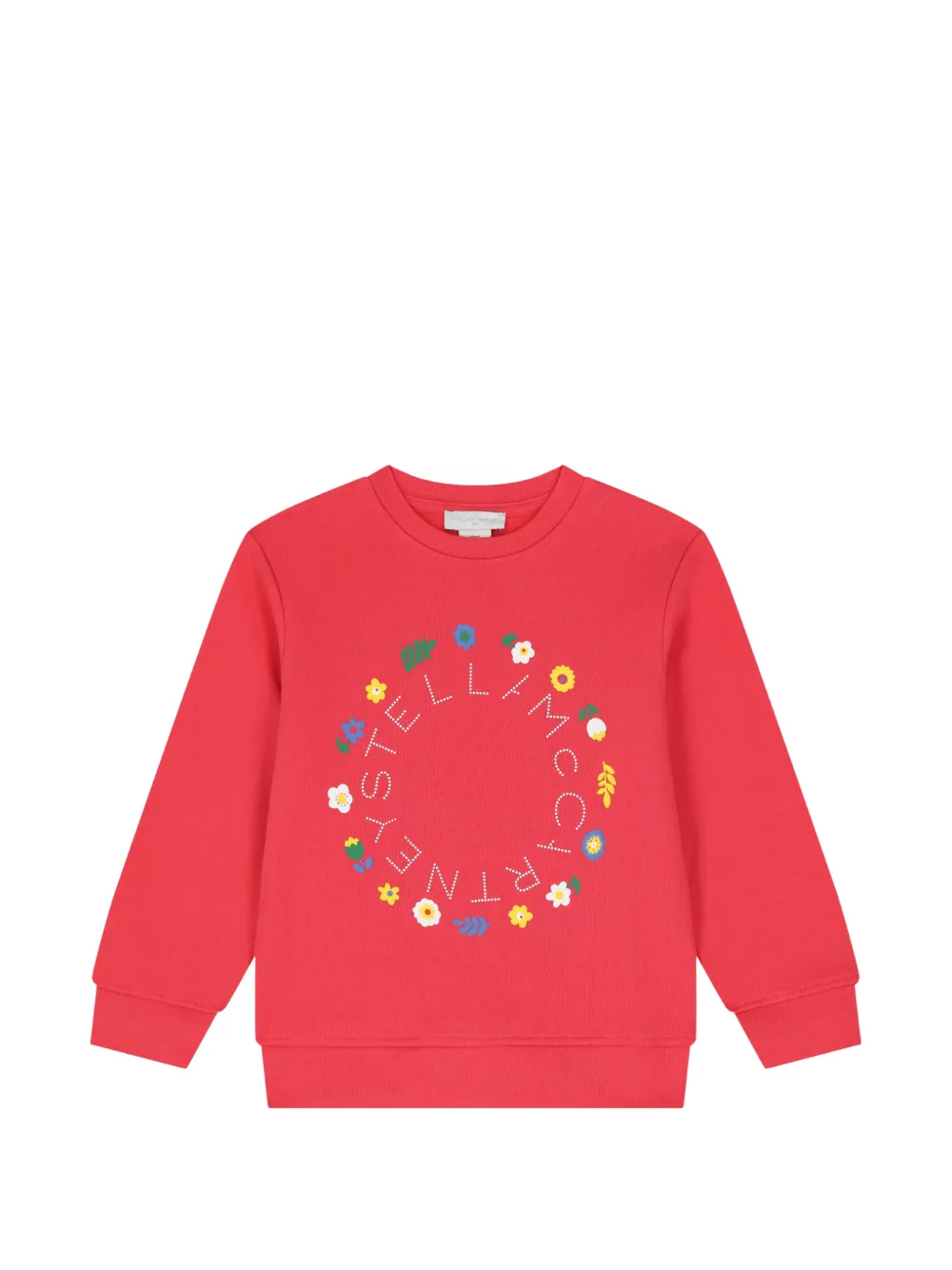 Stella McCartney Kids Felpa a fiori - Rosa
