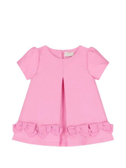 MAMA LUMA KIDS bow-embellished pleated dress