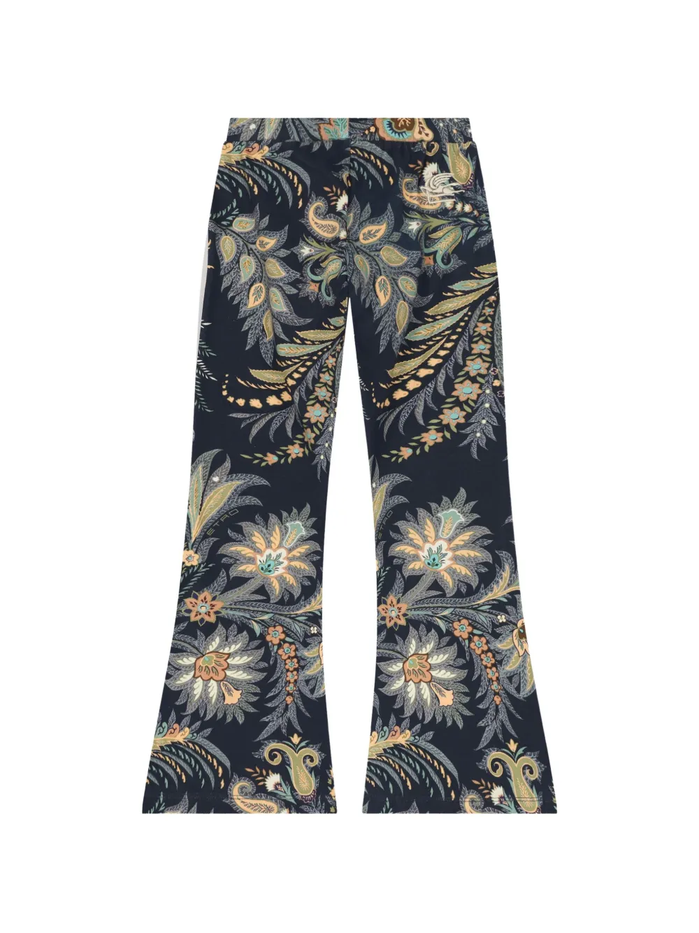 ETRO KIDS Pantaloni svasati con stampa paisley - Blu