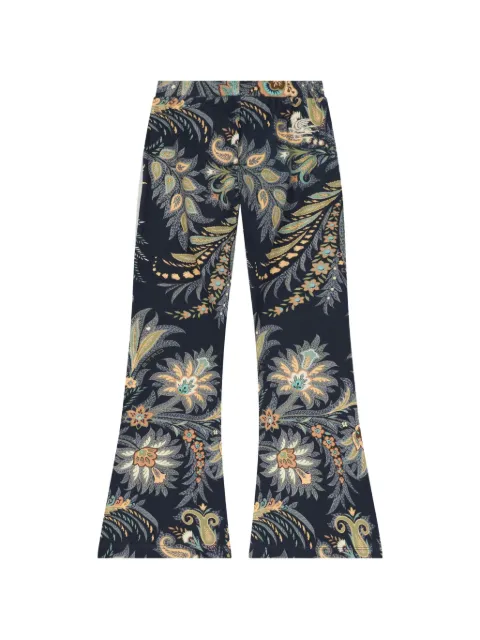 ETRO KIDS 佩斯理印花喇叭裤