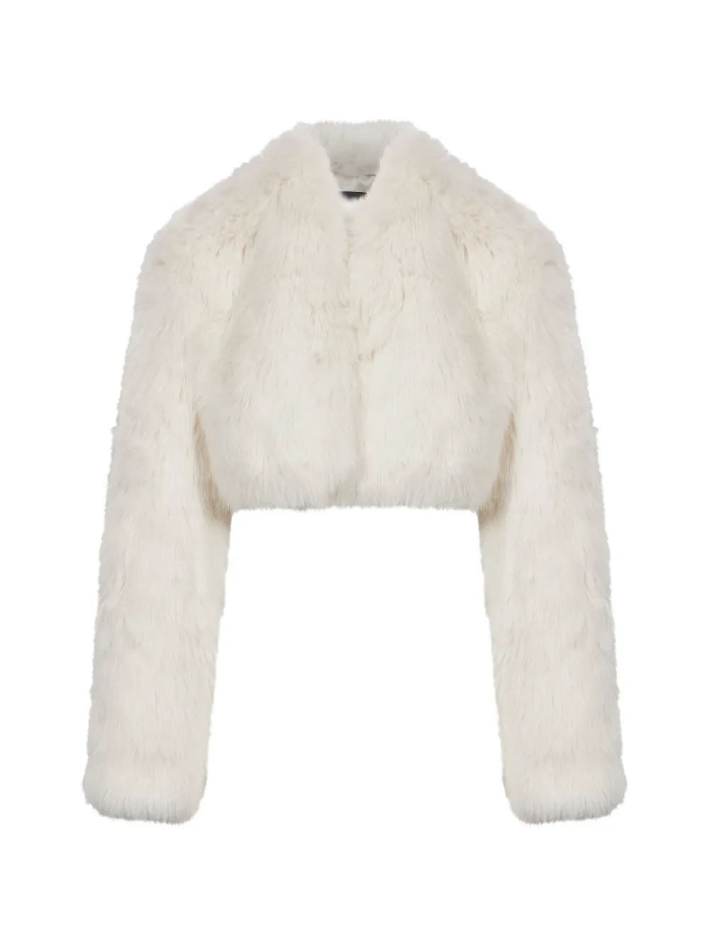 THELAURENT faux-fur cropped jacket
