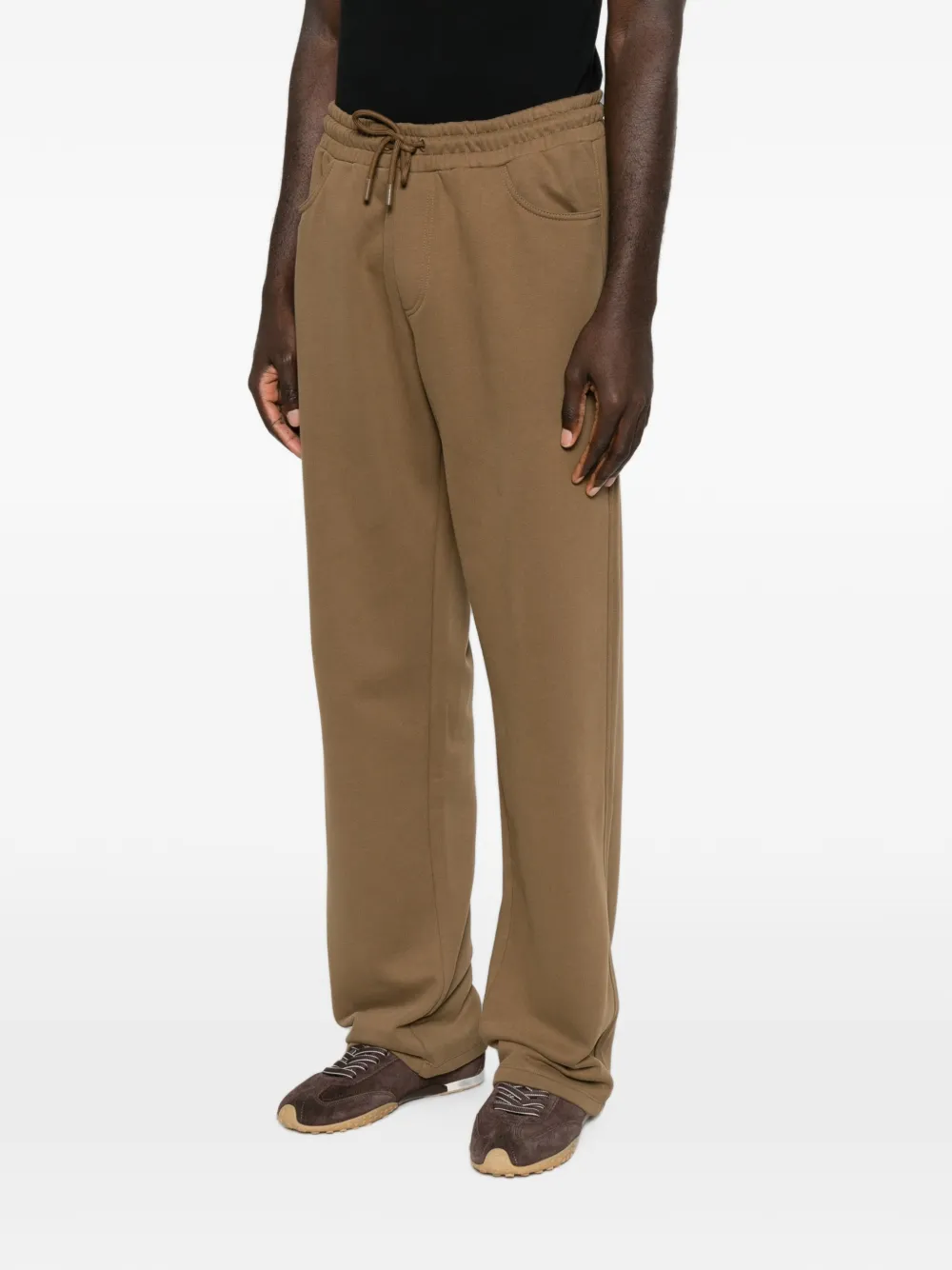 Karl Lagerfeld Trainingsbroek met trekkoordtaille Bruin