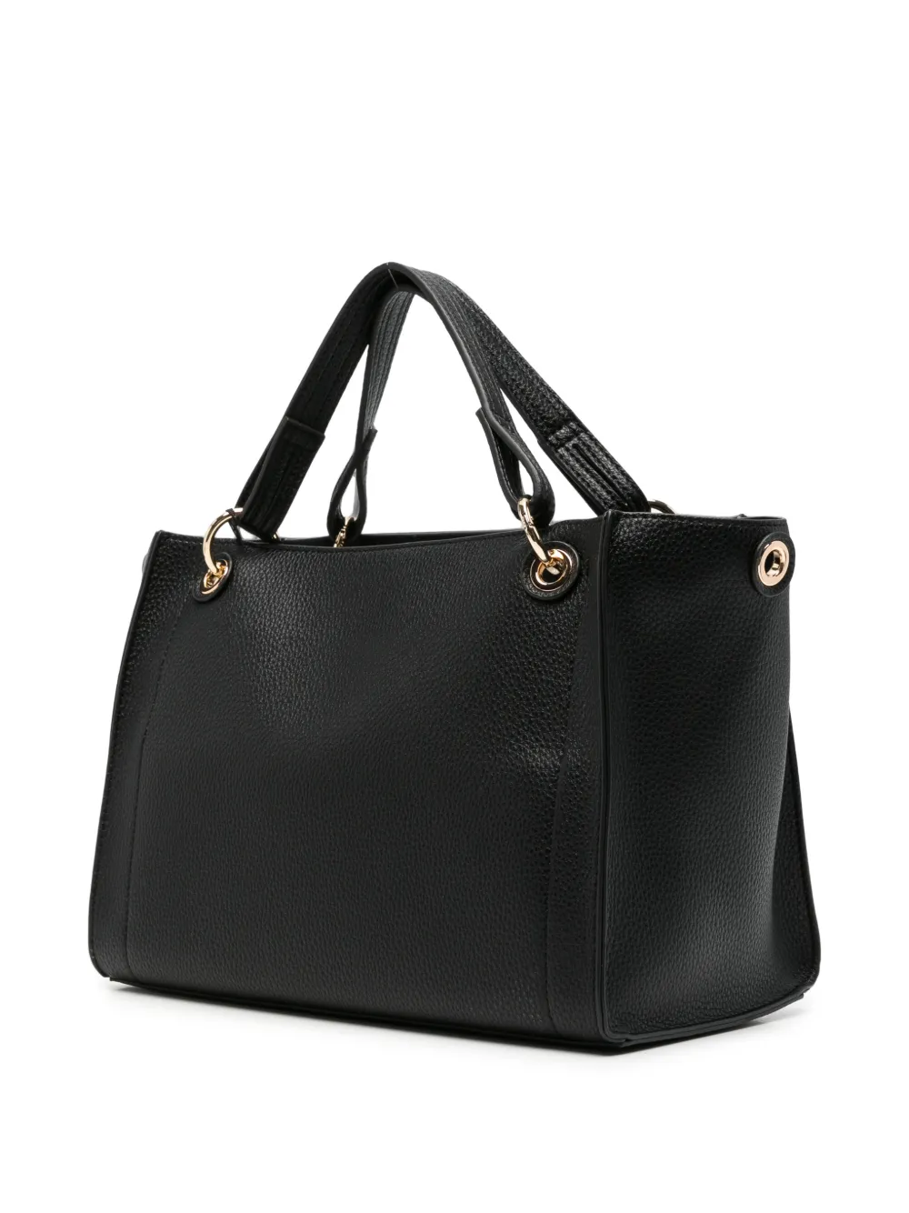 TWINSET Shopper met logoplakkaat Zwart