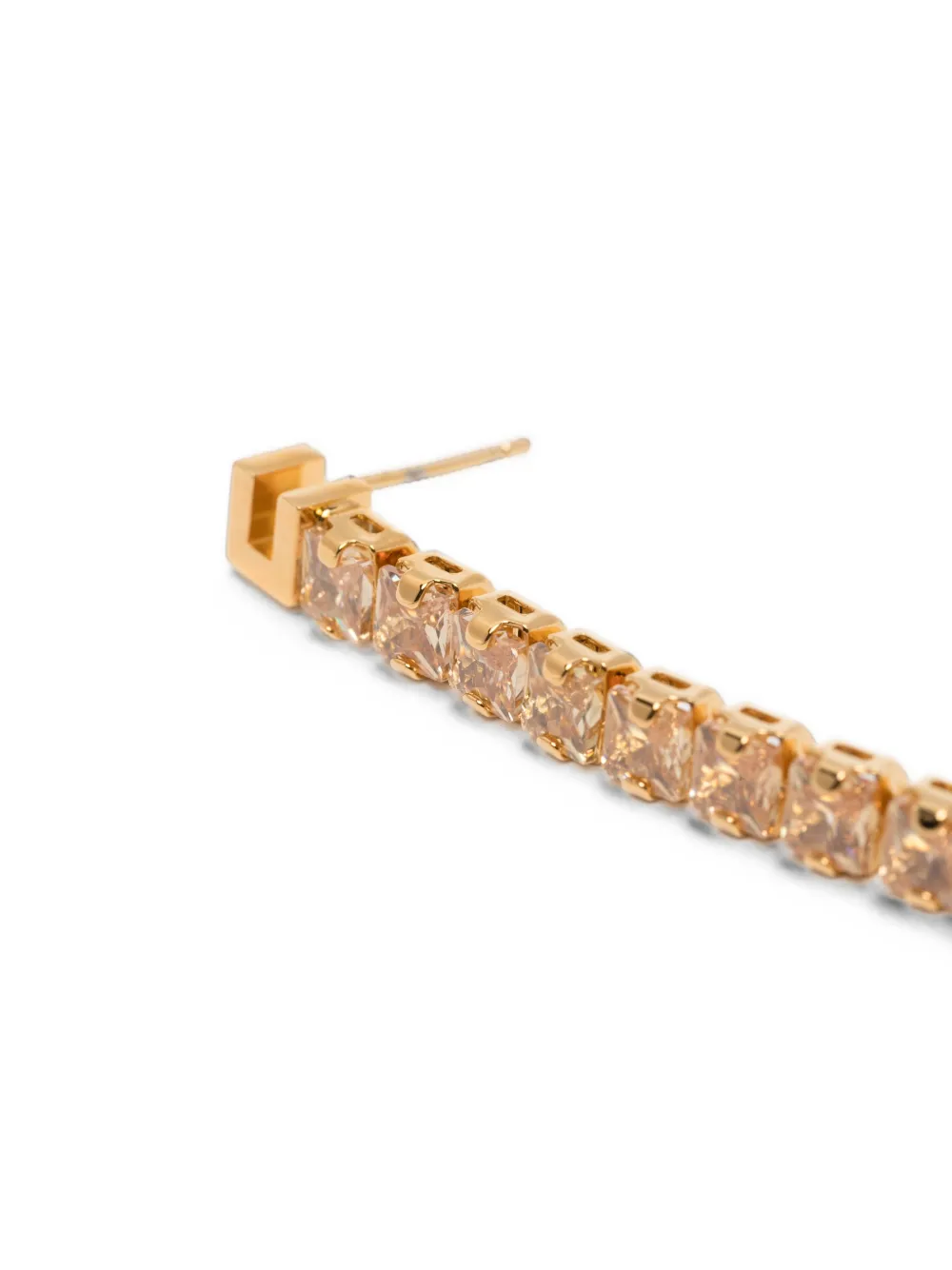 Elisabetta Franchi crystal-embellished drop earrings - Oro