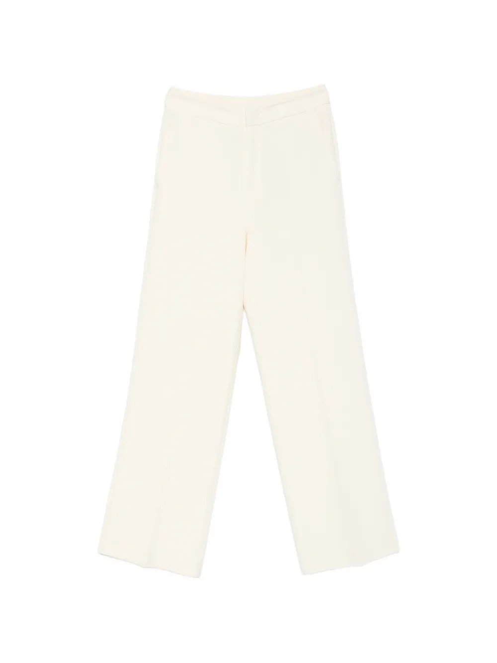 TWINSET pressed-crease wide-leg trousers - Toni neutri