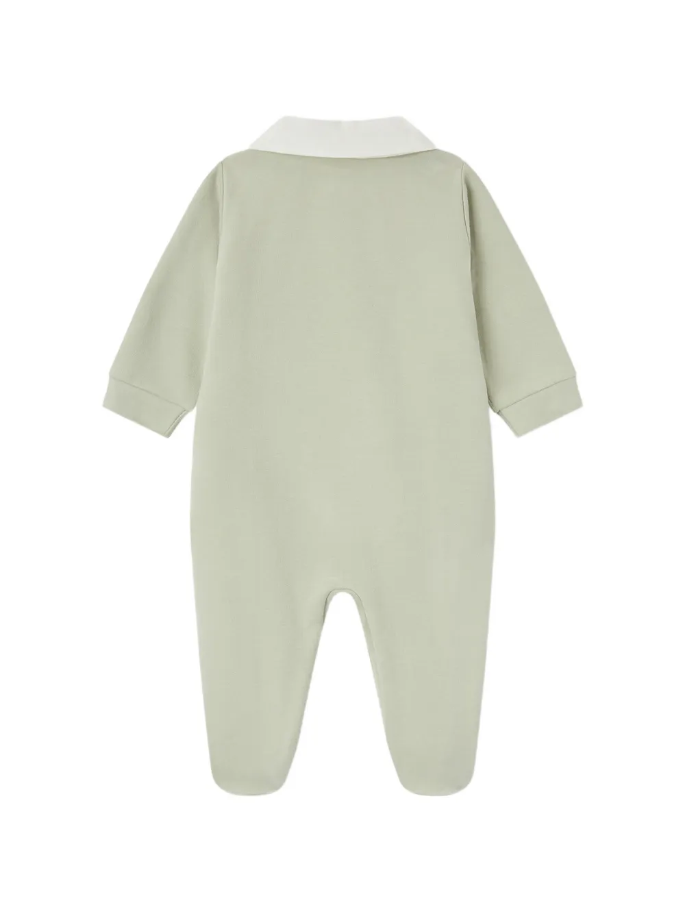 NANAN Tato pyjama met Peter Pan-kraag en patchwork Groen