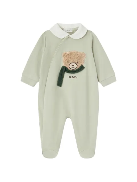 NANAN Tato patchwork peter pan-collar pajamas