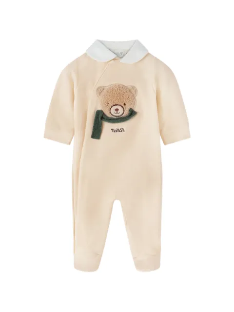 NANAN Tato-appliqué peter pan collar pajamas