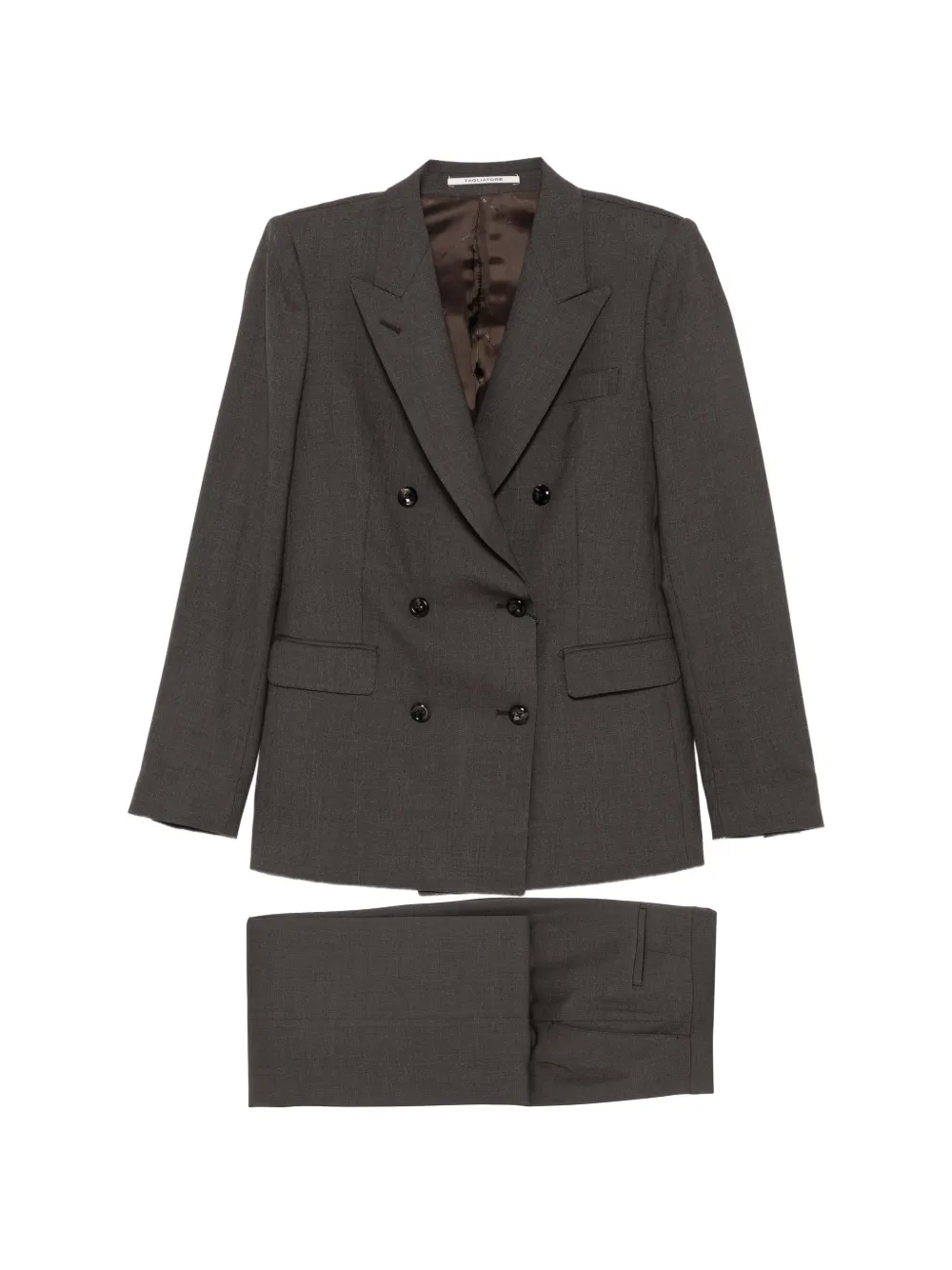 Tagliatore double-breasted suit - Grigio