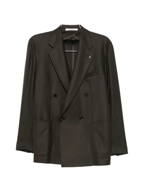Tagliatore notch-lapel double-breasted blazer