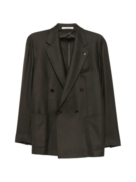 Tagliatore notch-lapel double-breasted blazer