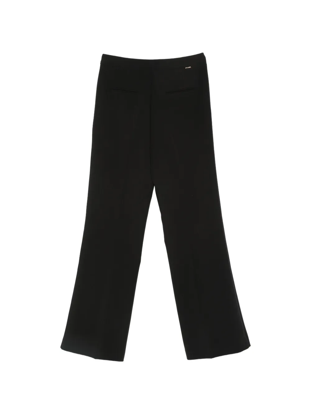 TWINSET Flared broek Zwart
