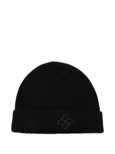 Tagliatore Grouse logo-embroidered ribbed beanie hat
