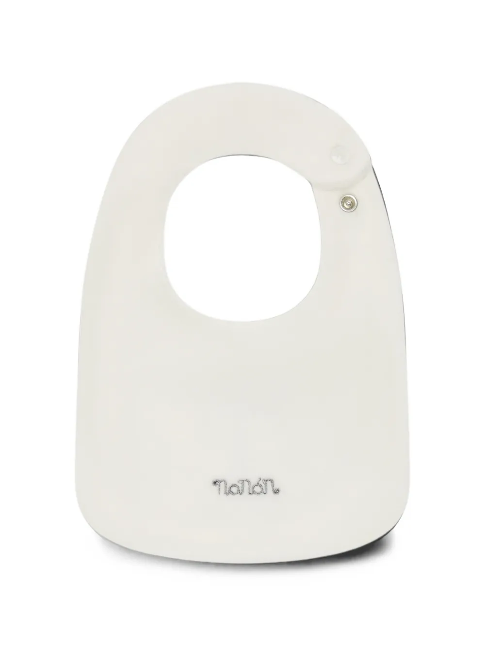 NANAN logo-embroidered bib - Weiß