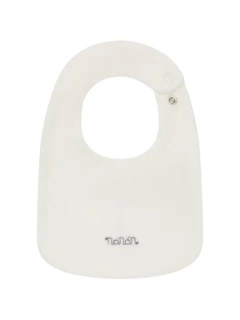NANAN logo-embroidered bib