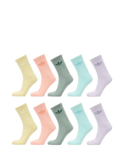 adidas Trefoil crew socks (set of ten)