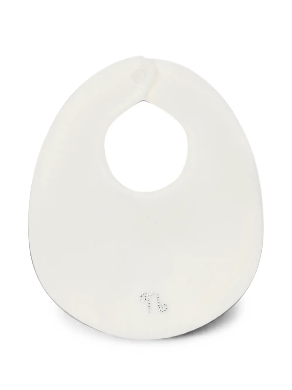 NANAN crystal-embellished bib - Weiß