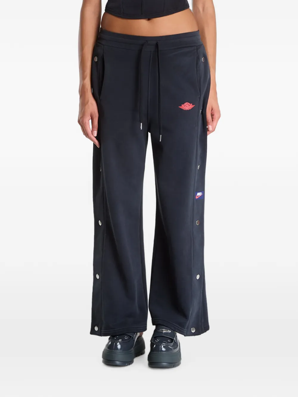 Jordan Flight Fleece snap-button track pants - Nero