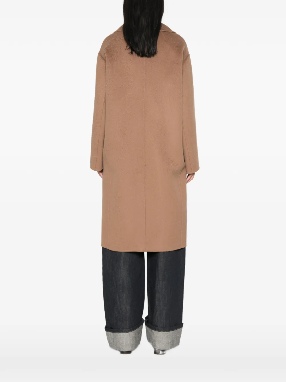 'S Max Mara Jas met dubbele rij knopen Bruin