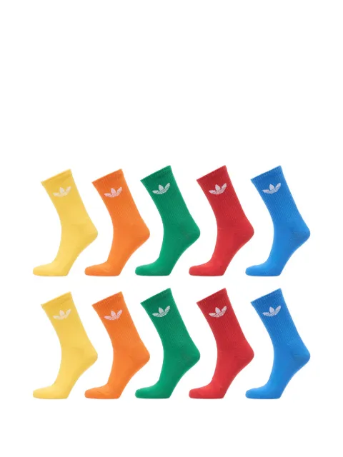 adidas Trefoil crew socks (set of ten) 