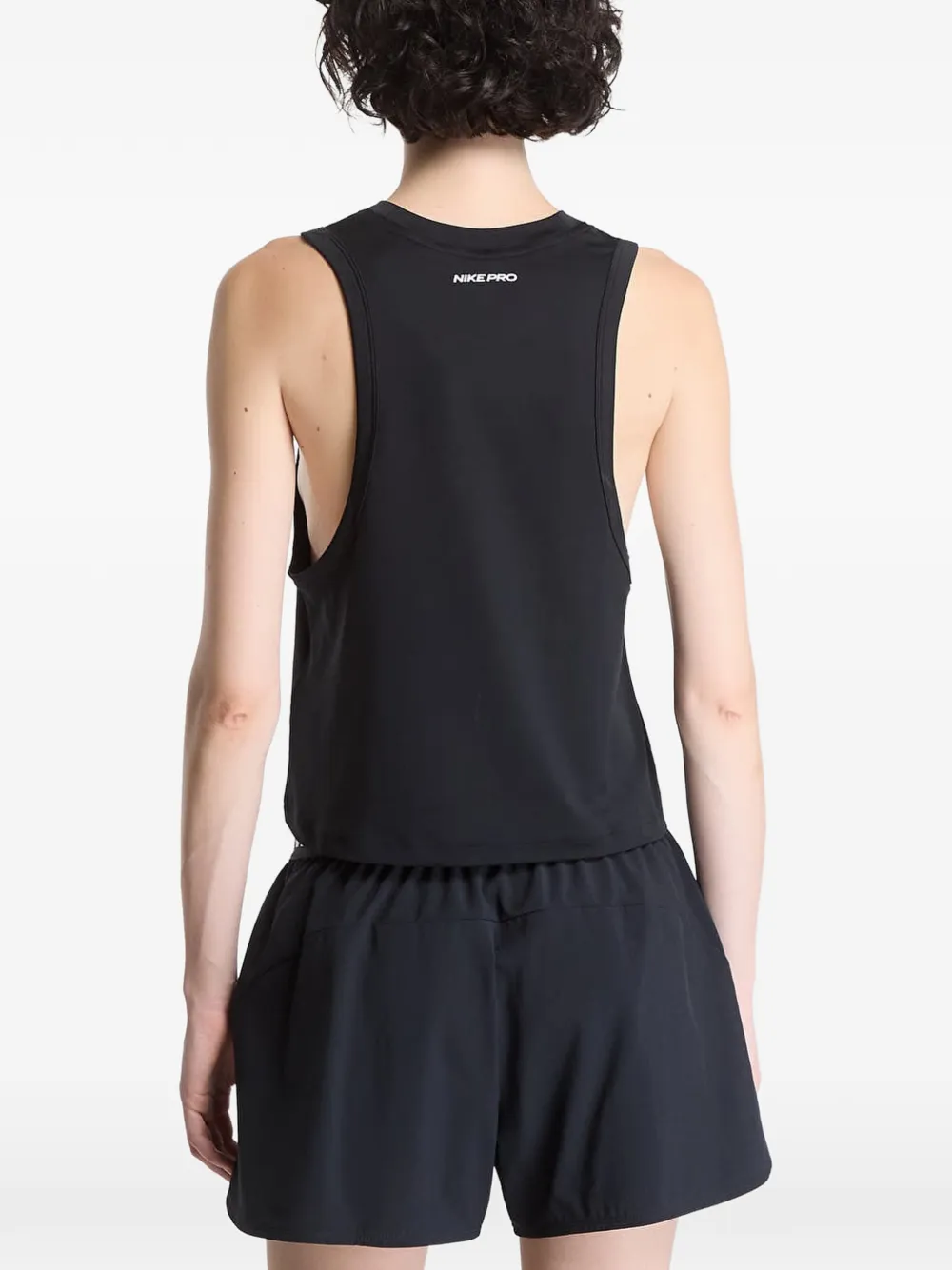 Nike Pro Dri-FIT cropped tank top Zwart