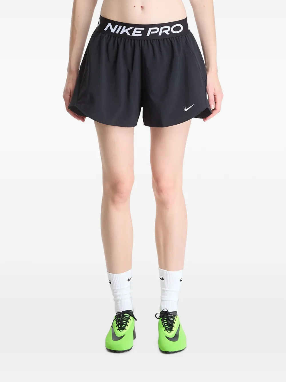 Nike Pro Dri-FIT brief-lined shorts Zwart