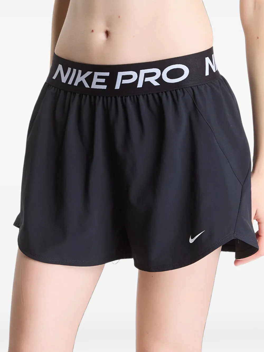 Nike Pro Dri-FIT brief-lined shorts Zwart