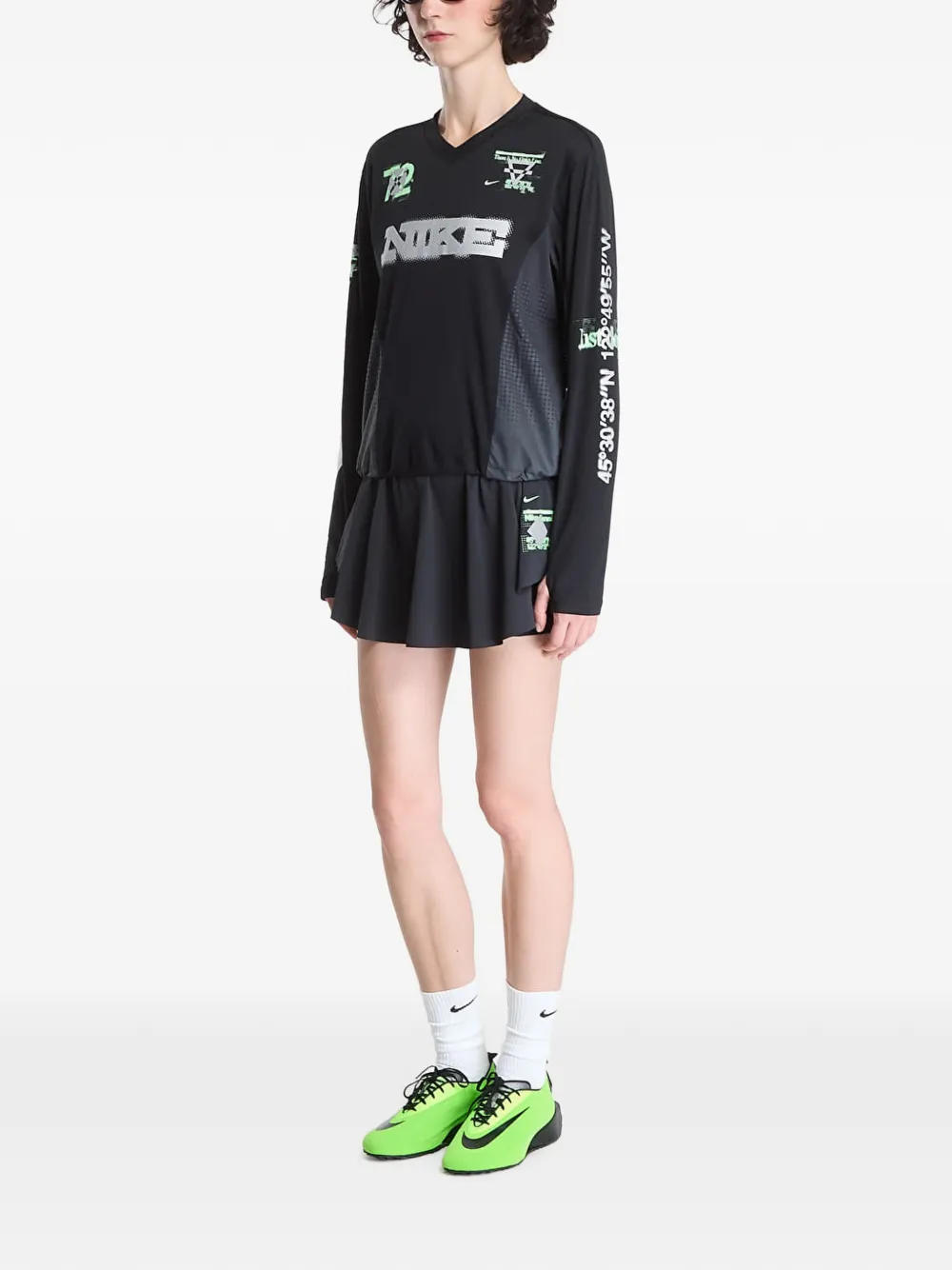 Nike Swift Dri-FIT long-sleeve T-shirt Zwart