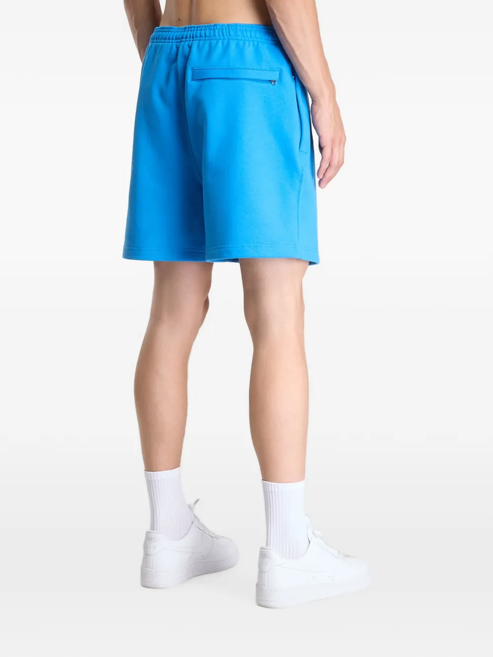 Nike Energy logo-embroidered track shorts Blauw