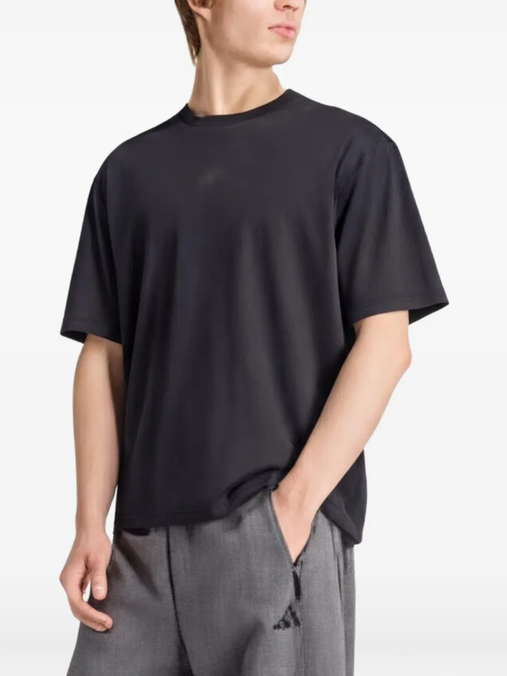 adidas Z.N.E. loose-fit T-shirt Zwart