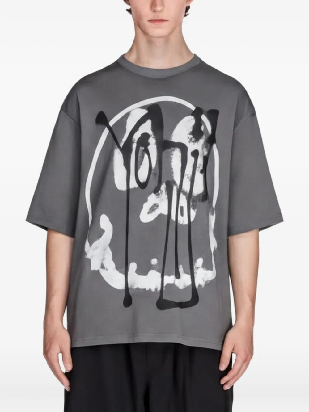 Y-3 Chito graphic-print T-shirt - Grau