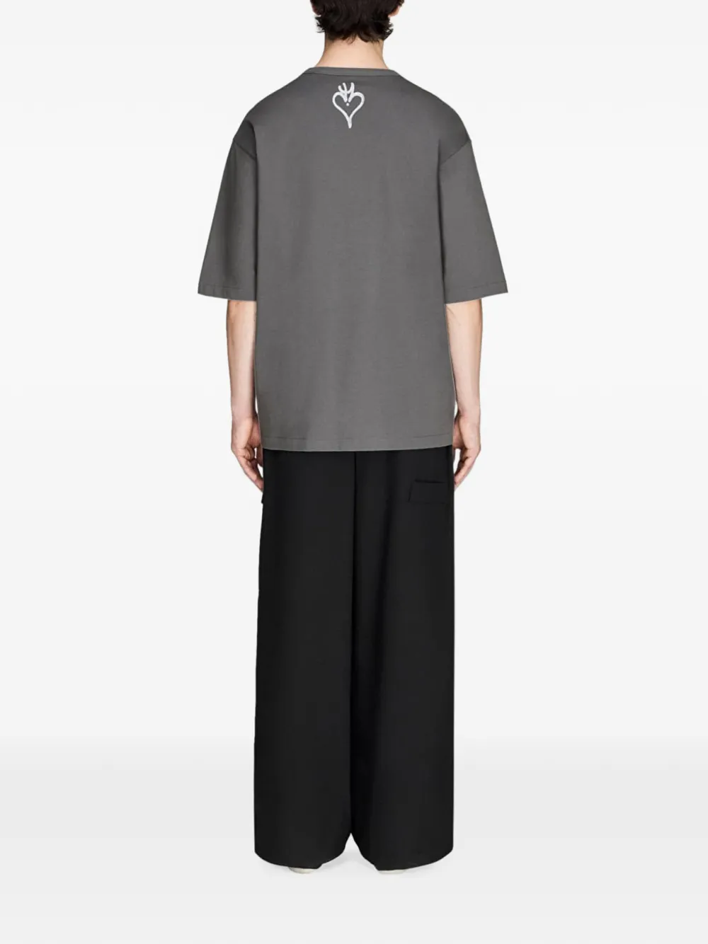 Y-3 Chito graphic-print T-shirt Grijs