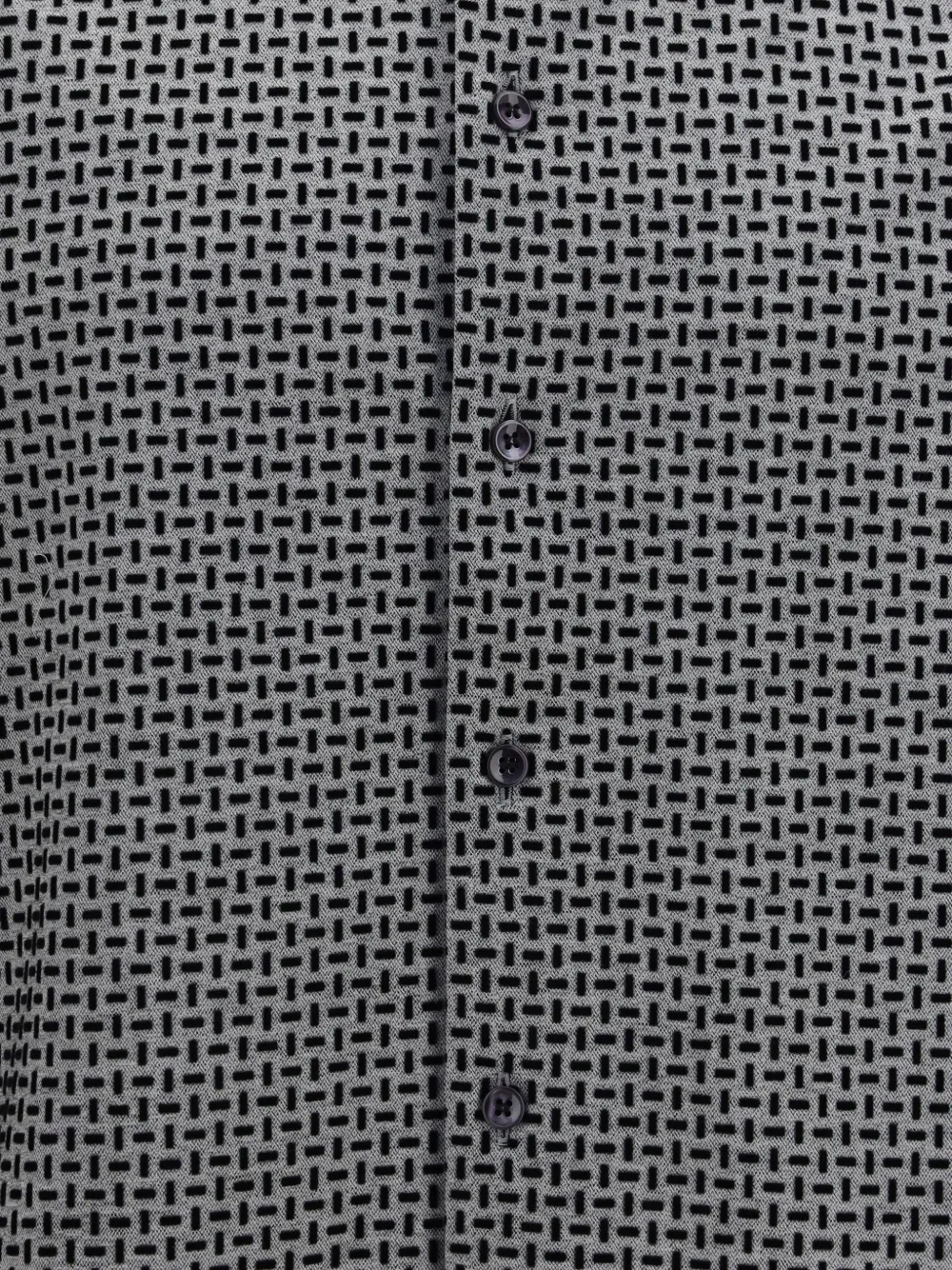 Giorgio Armani Overhemd met geometrische print Grijs