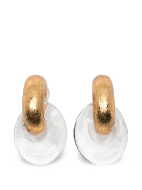 Monies Havana interlocking-hoop earrings
