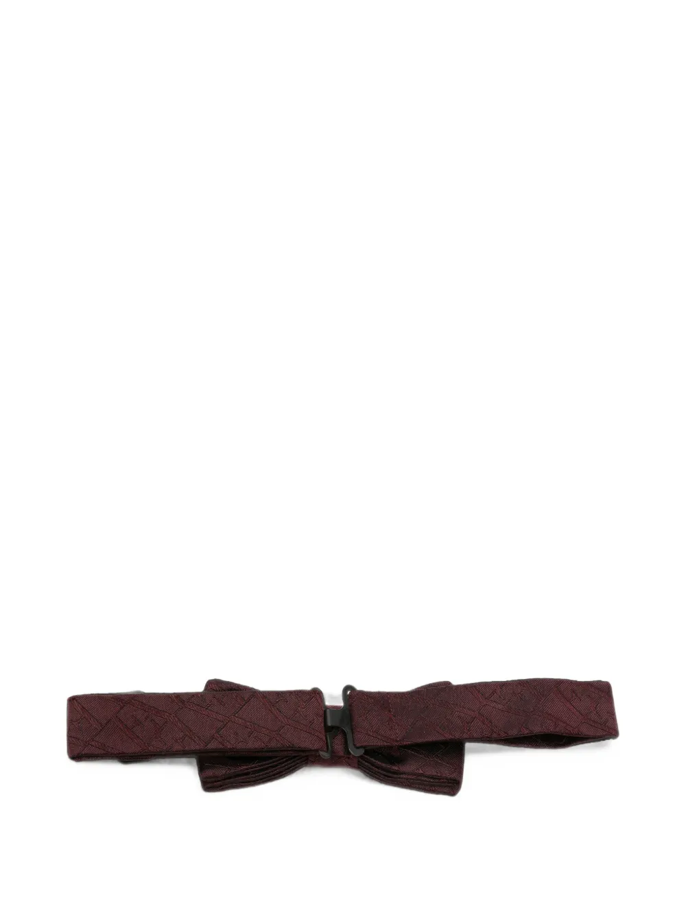Emporio Armani Kids Vlinderdas met geometrisch jacquard Rood