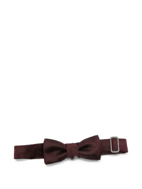 Emporio Armani Kids geometric-jacquard bow tie