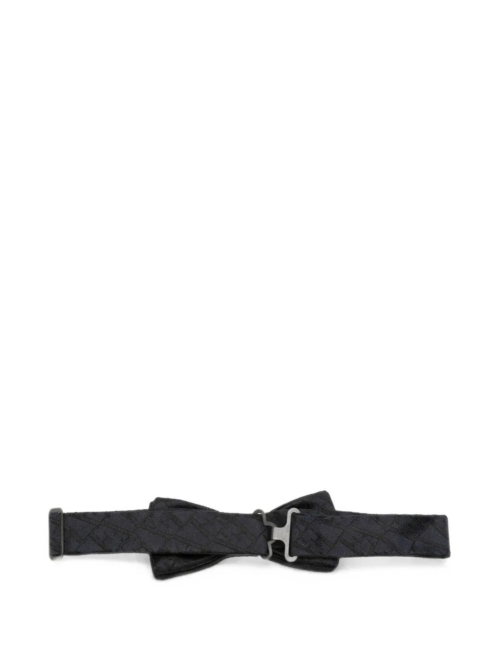 Emporio Armani Kids Vlinderdas met logo jacquard Blauw