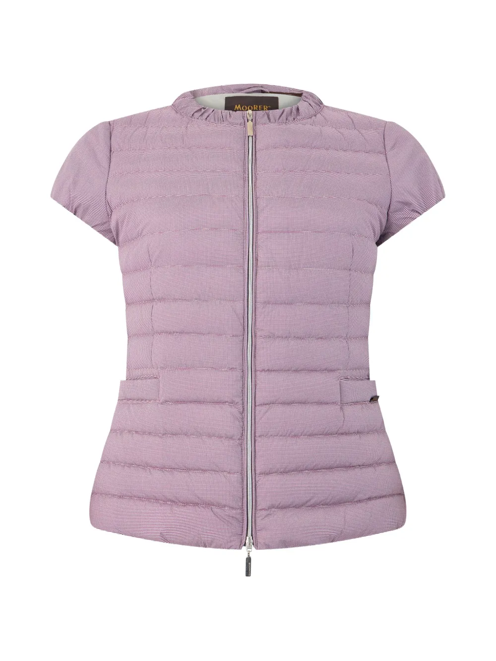 Moorer short-sleeved puffer jacket - Violett