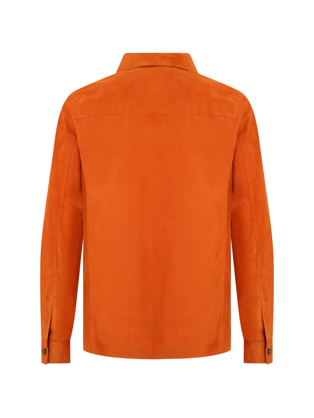 Moorer Shirtjack met knoopsluiting Oranje
