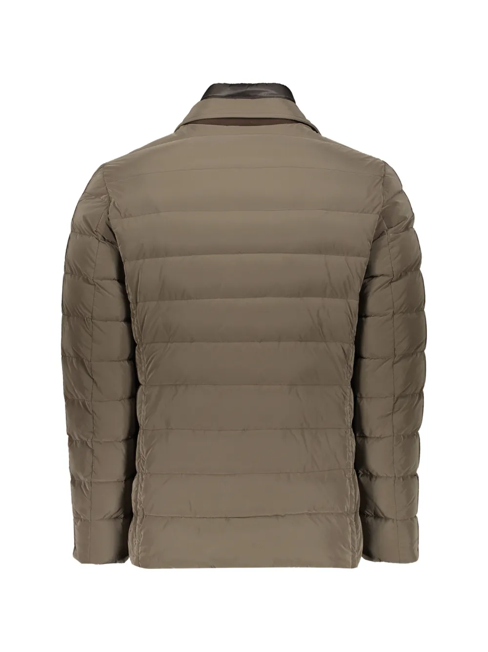 Moorer padded button-front jacket Beige
