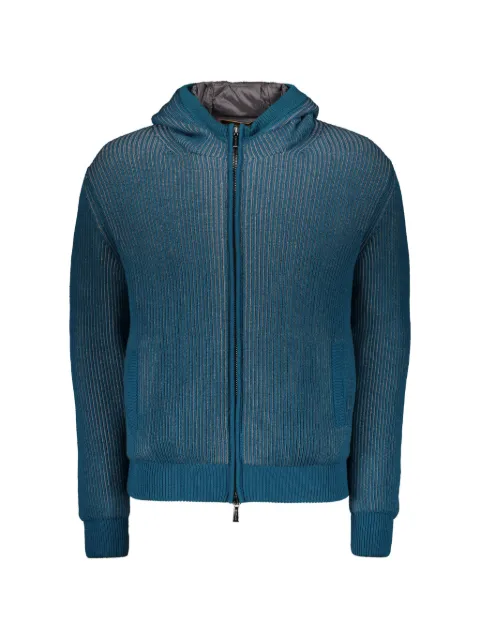 Moorer padded ribbed jacket
