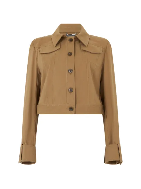 Alberta Ferretti button-up cropped jacket