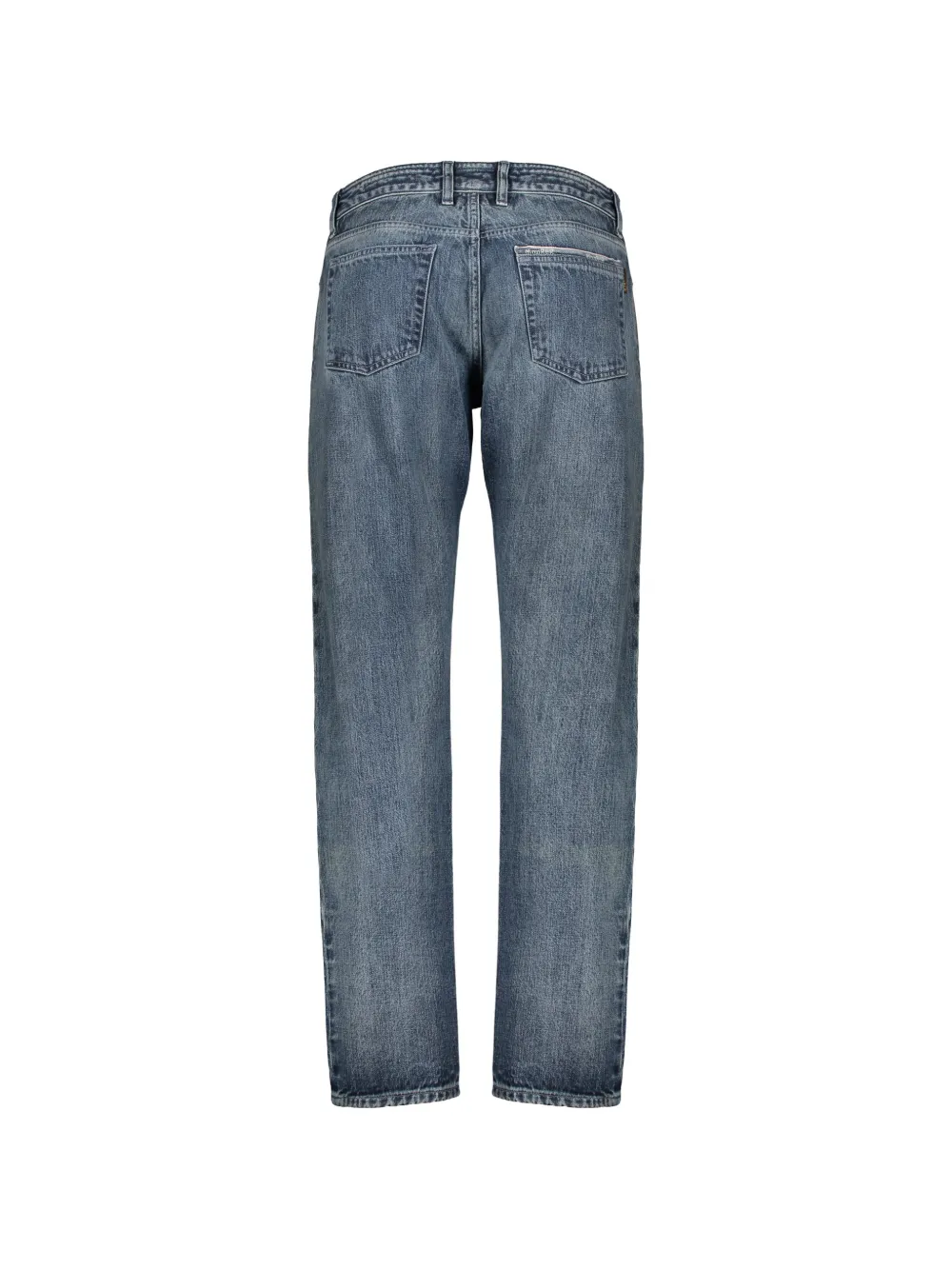 Moorer Pavel 10 faded straight-leg jeans Blauw