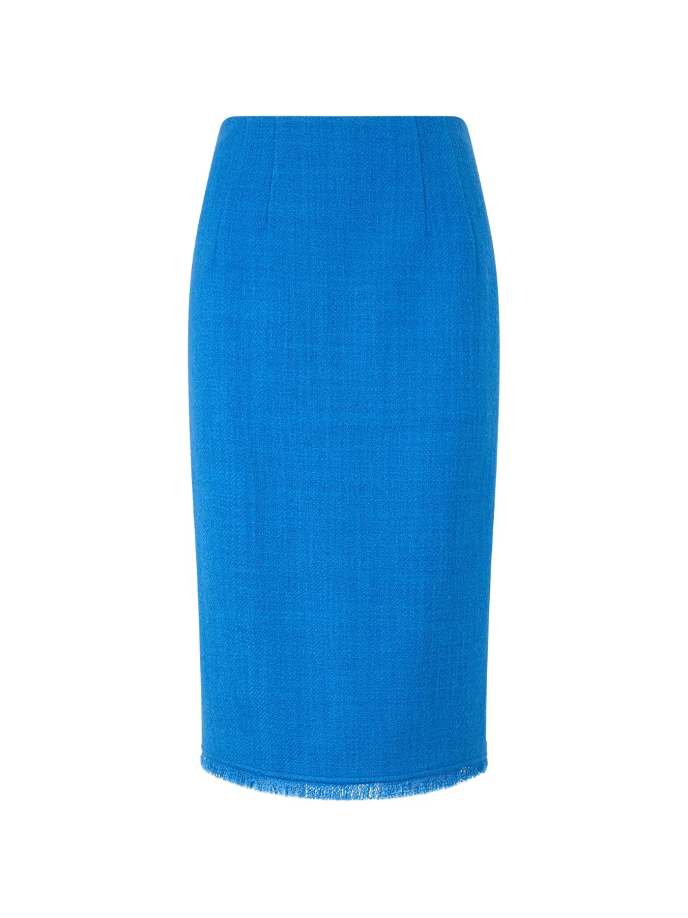 Alberta Ferretti Bleistift-Midirock mit Fransen - Blau