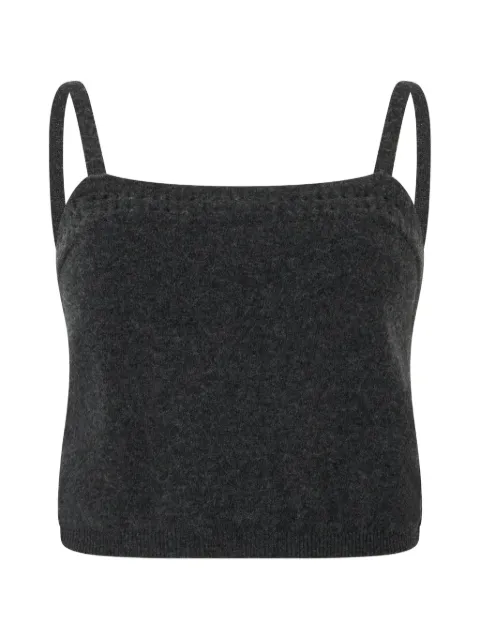 Alberta Ferretti top corto de tirantes con perforaciones