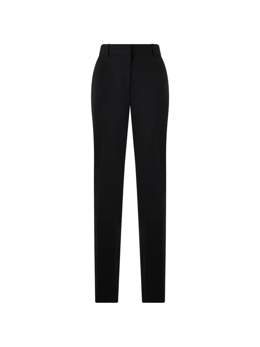 Alberta Ferretti high-waisted straight-leg trousers - Nero