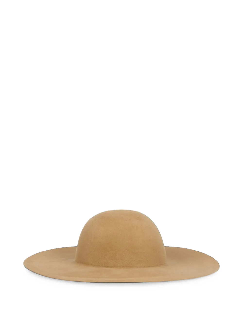 Alberta Ferretti Hoed met brede rand Beige