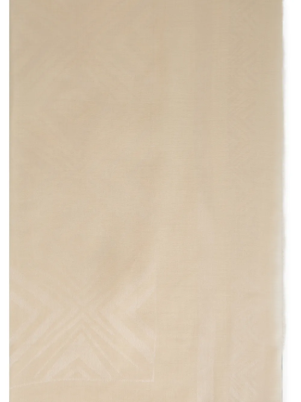 Alberta Ferretti Sjaal met geometrische print Beige
